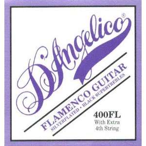  DAngelico Classical Guitar Super Classics Silver Plated 