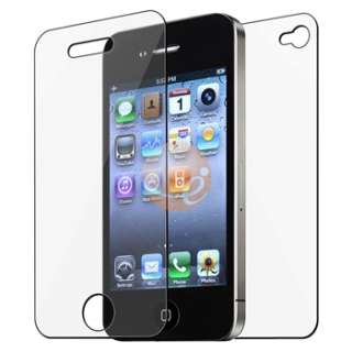 NEW WHITE 3 PIECE HARD CASE COVER FOR APPLE IPHONE 4G