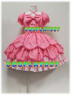 SWEET NEW LOVE LOLITA COSPLAY PARTY DRESS COSTUME~EMO  