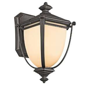  Kichler Lighting 49100RZ 1 Outdoor Wall Light Rubbed 