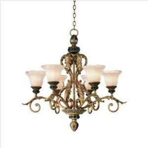  Fredrick Ramond FR49130FGO St. Tropez 6 Light Single Tier 