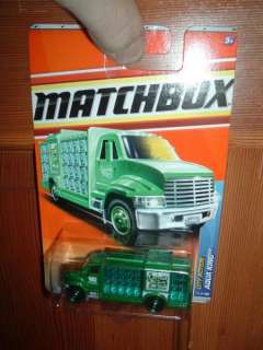 Matchbox Aqua King Water truck GREEN #71 2011 City Act  