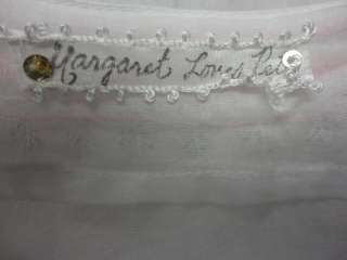 Margaret Loves Peter Sheer White Cotton Beaded Embroidered Tunic Shirt 