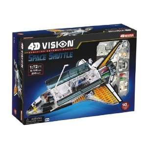  4D Vision 1/72 Visible 4D Space Shuttle Cutaway Kit (20 1 