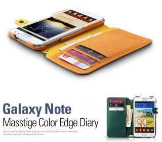 ZENUS Samsung Galaxy Note Case N7000 MASSTIGE COLOR EDGE DIARY TYPE 
