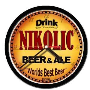  NIKOLIC beer and ale cerveza wall clock 