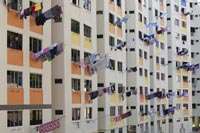 approximately 80 % of singaporeans live in public housing and 