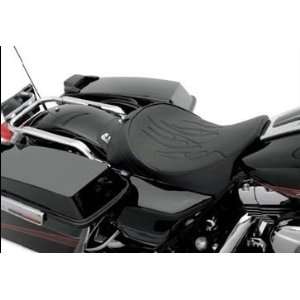 Drag Specialties Flame Stitch Solo Front Motorcycle Seat For Touring 
