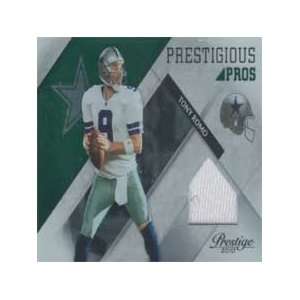  Tony Romo 2010 Playoff Prestige Prestigious Pros Green 