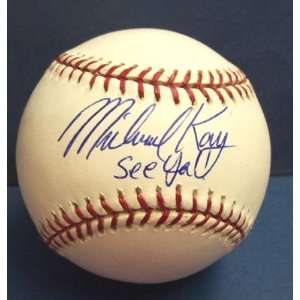  Michael Kay Autographed Baseball