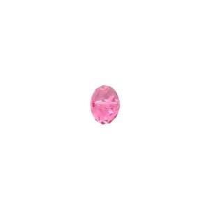  5040 6mm Faceted Roundelle Indian Pink Arts, Crafts 