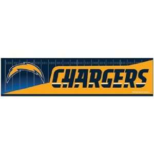  NFL Football San Diego Chargers Bumper Sticker (2 Pack 
