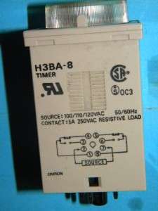Omron H3BA 8 Timer Relay 0 to 10 seconds  
