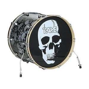  Taye Drums TourPro Graphix Skulls 24 Bass Drum (22 