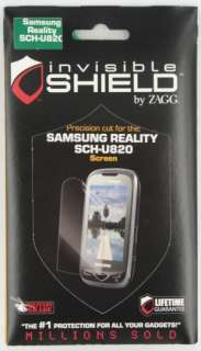 Zagg Invisible Shield Screen for Samsung Reality Phone  