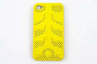 Yellow Armor Shell Back Case for Apple iPhone 4 4G  