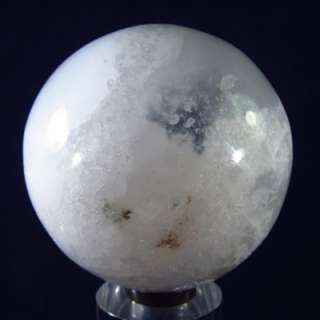 76mm WHITE SELENITE SPHERE Satin Spar Crystal Ball Reiki Healing 