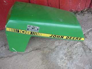 JOHN DEERE 108, 111,116 HOOD  