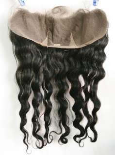 100% Indian remi lace frontal, free style, #1,16 ,Deep Wave, Free 