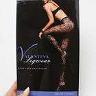 More Like Valentina Spiral Mesh pantyhose stocking Black 71012    