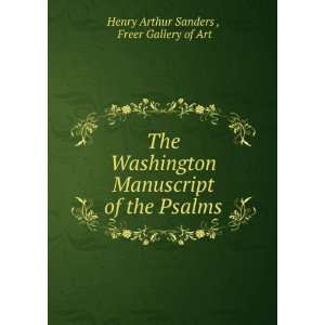   of the Psalms Freer Gallery of Art Henry Arthur Sanders  Books