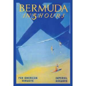  Bermuda in 5 Hours   Pan Am 20x30 poster