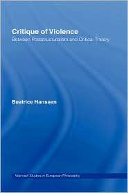 Critique Of Violence, (0415223393), Beatrice Hanssen, Textbooks 