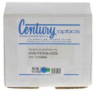Century Optics Fisheye Adapter Lens f/ HVR Z1U, HDR FX1  