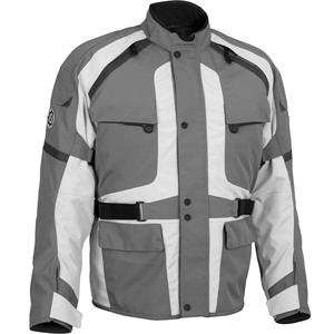   Jaunt Textile Motorcycle Jacket Dark Grey / Silver (3X Large 51 8056