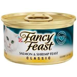  Nestle Purina Petcare Fancy Feast Canned Salmon and Shrimp 