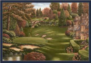 Country Club Landscape by Betsy Brown Golf Course 36x24 Framed Art 