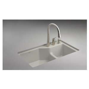    Basin Cast Iron Undermount Kitchen Sink 6411 3 95