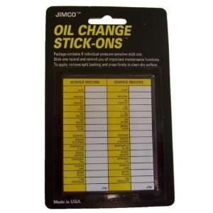  Jimco Oil Change Reminder Case Pack 24