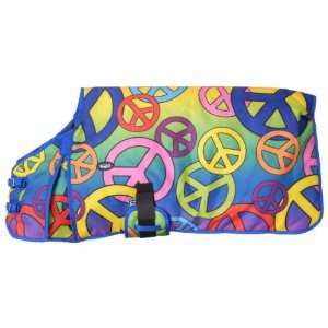  Tough 1 600D Dog Blanket Prints   Xx small   Peace Signs 