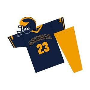 Michigan Wolverines Youth NCAA Team Helmet and Uniform Set by Franklin 