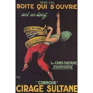 CIRAGE SULTANE BOITE VINTAGE POSTER REPRO 