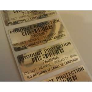  500   PRODUCT PROTECTION NO RETURNS IF TAMPERED VOID SECURITY 