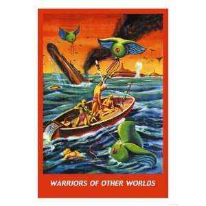 Warriors of Other Worlds Giclee Poster Print, 12x16 