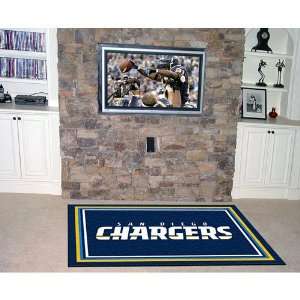  San Diego Chargers Official 5x8 Area Floor Rug