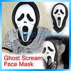 Ghost Scream Face Mask Costume Party Dress Halloween Ghost Face 