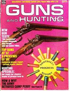 Guns and Hunting Magazine Vtg January 1968 Camp Perry  