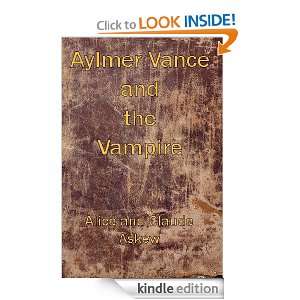 Aylmer Vance and the Vampire Alice Askew, Claude Askew  