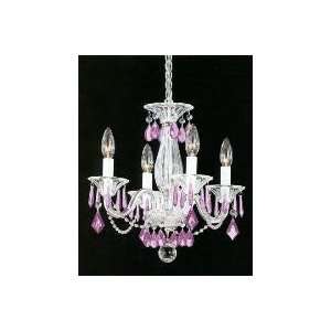   Allegro Chandelier   4 Lights   6994 / 6994 AM 40   Amethyst/6994