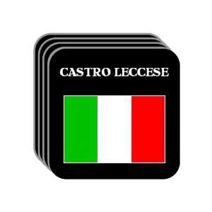  Italy   CASTRO LECCESE Set of 4 Mini Mousepad Coasters 