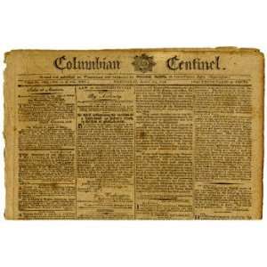   Original Historic Newspaper   George Washington