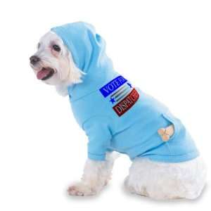VOTE FOR DISPATCHER Hooded (Hoody) T Shirt with pocket for your Dog or 