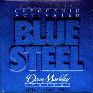 Dean Markley Electric Blue Steel Medium 7 String, .011   .060, 2562A