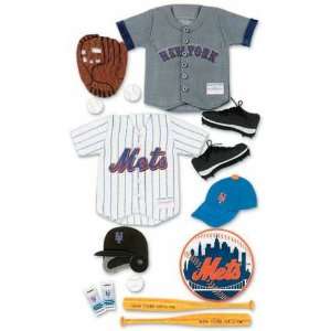  MLB New York Mets Baseball Dimensional Stickers