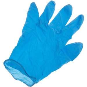 Ansell TNT Blue 92 575 Nitrile Glove, Chemical Resistant, Powdered 