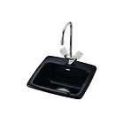 Kohler K 6015 2 7 Self Rimming Bar Sink With Black